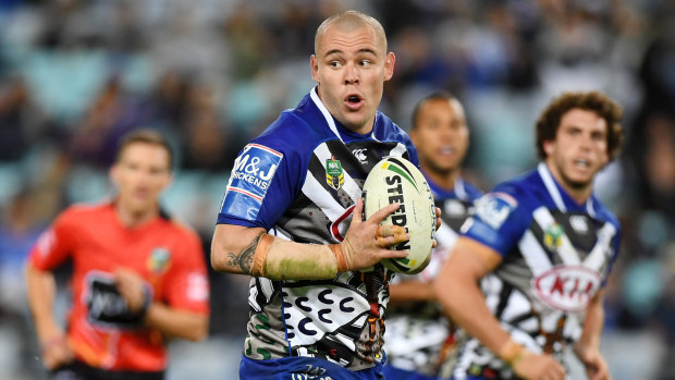 Wanted man: David Klemmer could be a cap casualty for the Bulldogs.