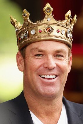 No spin: As the Moomba King in 2015.