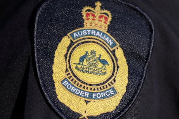 Australian Border Force said officers at Adelaide Airport found a man in possession of child abuse material.