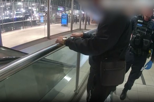 Police found people carrying knives in the Fortitude Valley station. 