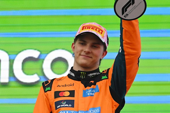 Oscar Piastri had a brilliant drive to finish second 