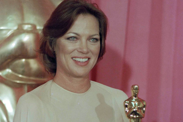 ouise Fletcher holds the Academy Award she won for her leading role in One Flew Over The Cuckoo’s Nest in 1976
