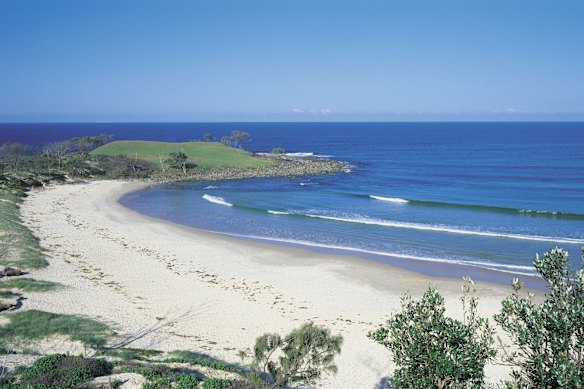 Praia Angourie, Parque Nacional Yuraygir.