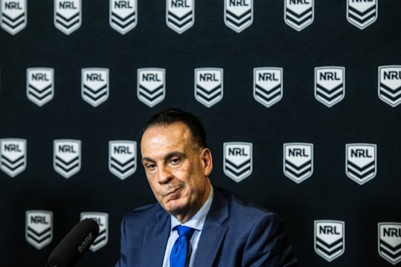 NRL boss Peter V’landys.