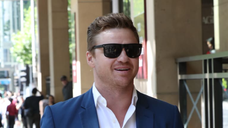 Sylvia, pictured here outside the Melbourne Magistrates Court, had moved to Mildura, where his family is based.