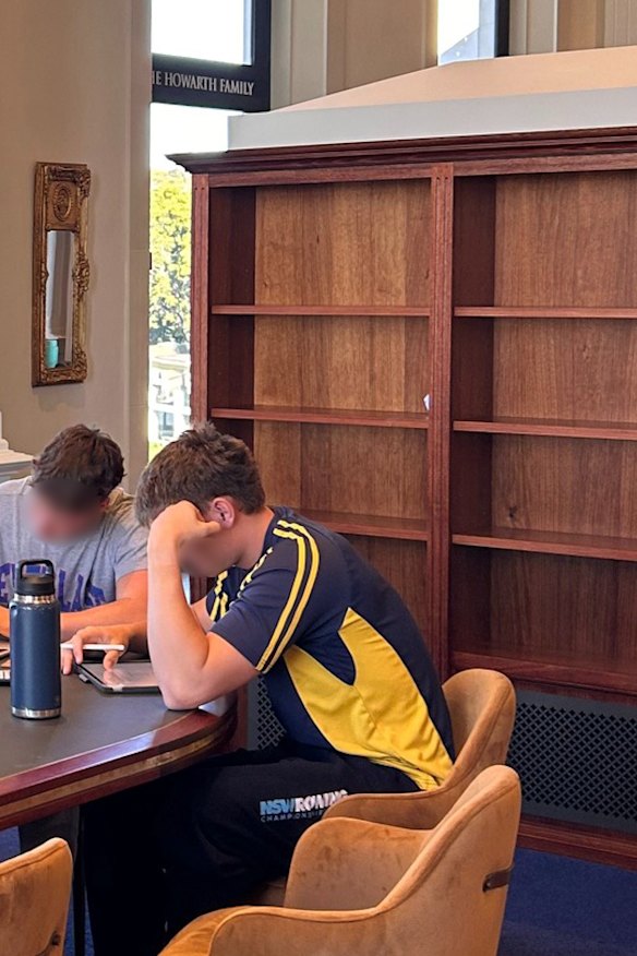 A snapshot of students working in Scots’ new $60 million library.