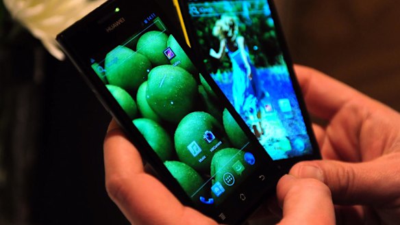 Huawei phones have been criticised by senior US officials. 