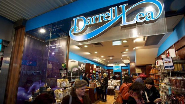 Darrell Lea's former store in Melbourne's Swanston Street.
