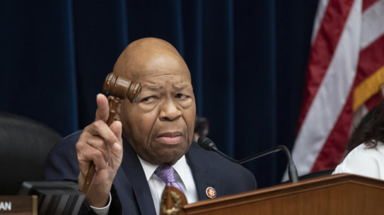 House oversight and reform committee chair Elijah Cummings, who is the latest to attract President Donald Trump's ire. 