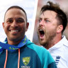 ‘That’s why you’re not a batsman’: Khawaja fires back at sledger Robinson