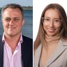 Stephanie Hunt, right, plans to challenge Tim Wilson for the right to run as the Liberal candidate in the Melbourne seat of Goldstein, held by independent Zoe Daniel, left.