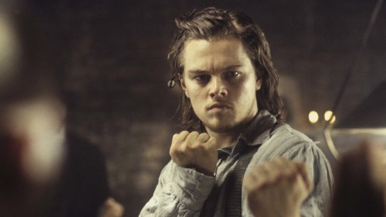 Leo in Gangs of New York: the cinematic equivalent of a tabloid paper.
