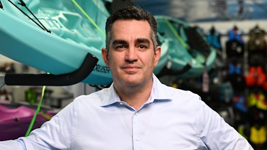 Super Retail chief executive Anthony Heraghty.