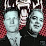 Perth Bears CEO Anthony De Ceglie and coach Mal Meninga.