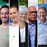 From left: Stephen Bates (Brisbane MP), Max Chandler-Mather (Griffith MP), Elizabeth Watson-Brown (Ryan MP), Peter Dutton (Dickson MP), Ross Vasta (Bonner MP).