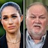 Meghan, the Duchess of Sussex, and her estranged father Thomas Markle snr.