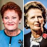 Margaret Thatcher and Pauline Hanson