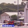 The scene of the crash on Wednesday.