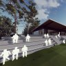 An artist’s impression of the new facilities planned at Crosby Park in Albion under a deal between Brisbane City Council and Brothers Rugby Club.