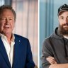 Andrew Forrest (left) and Mike Cannon-Brookes have clashed over the Sun Cable project.