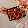 Golden chicken tray bake