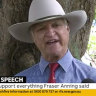 Fraser Anning's Final Solution speech 'absolutely magnificent', says Bob Katter