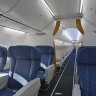 Blue for business in Air Vanuatu’s 737-800 – no Wi-Fi or onboard entertainment.