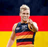 Adelaide’s Jordan Dawson, Collingwood’s Nick Daicos and Geelong’s Jeremy Cameron.