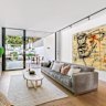 The Bondi home spans across four levels with internal lift access.