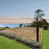 Water views from the tennis court at 2 Caraar Creek Lane, Mornington.
