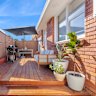 The garden villa at 4/37 Verdun Street, Bexley includes an enclosed deck ideal for the young family who were the winning bidders.