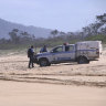 A 'substantial' part of a human leg washes up on NSW beach