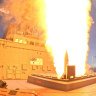 HMAS Sydney fires Royal Australian Navy’s first Standard Missile 6 (SM-6) near Hawaii during Exercise Pacific Dragon 2024. 