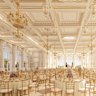 Architectural renderings of the White House ballroom plans.