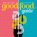 Composite image of the Victorian (left) and NSW editions of Good Food Guide magazine 2023.