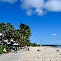 Noosa’s main beach and boardwalk.