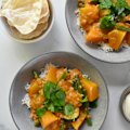 Coconut milk adds creaminess to this vibrant vegetarian curry.