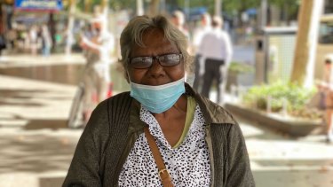 Lynette Agnew travelled into the city from Northcote on Thursday morning to have a look around.