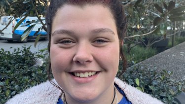 Marlie Thomas from Gunnedah High School can't cool off in her local river anymore.