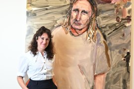 Laura Jones has won the Archibald Prize with portrait of Tim Winton.