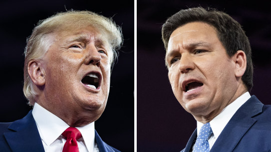 Former president Donald Trump and Florida Governor Ron DeSantis are now vying for the Republican nomination to run for president.