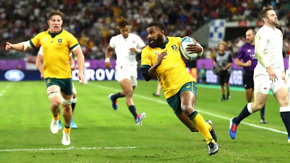 Marika Koroibete hasn't seen his family in two months. 