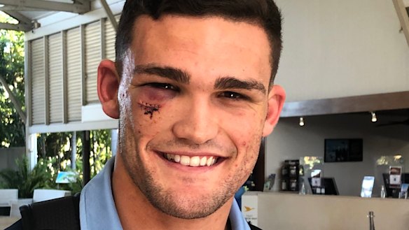 The morning after ... Nathan Cleary.