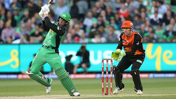 Ben Dunk in action this season.