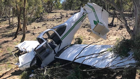 The light plane crash at Bungendore.