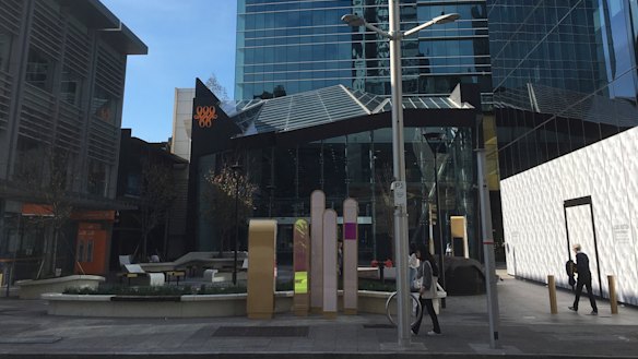 Raine Square is just around the corner from Yagan Square and tenants at both are struggling.