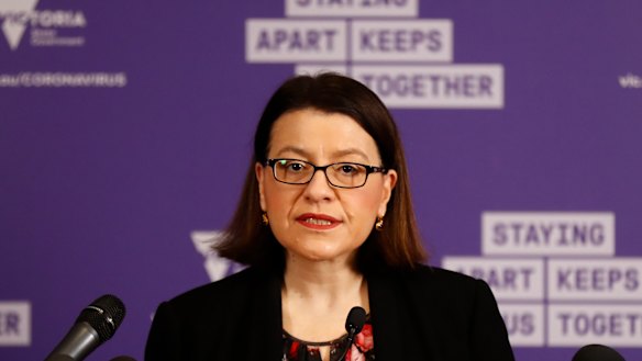 Victorian Health Minister Jenny Mikakos sent out a string of tweets apologising if her work had not been good enough.