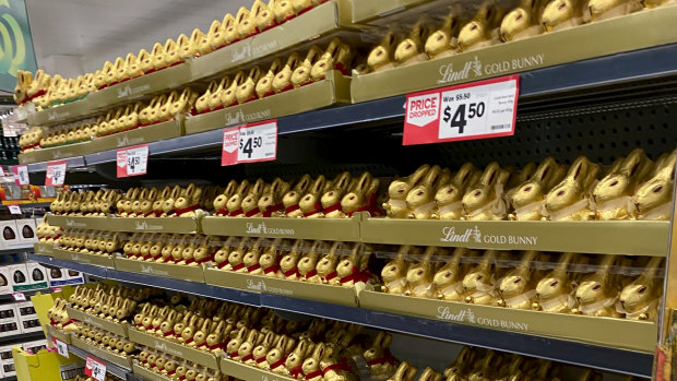 It doesn't appear there are any limits on the number of Easter eggs per customer. 
