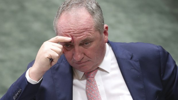 Deputy Prime Minister Barnaby Joyce, who returned to the Nationals’ leadership this week.