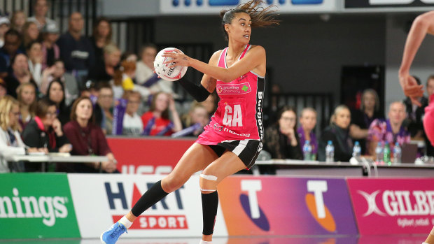 Maria Folau bagged 35 goals from 38 attempts for Adelaide.